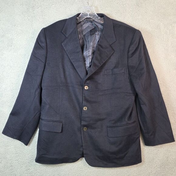 Brooks Brothers Other - Brooks Brothers 100% Cashmere Blazer 43R Blue Sport Coat Jacket Made in USA